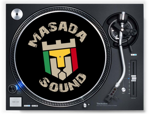 Slipmat mit Logo rund